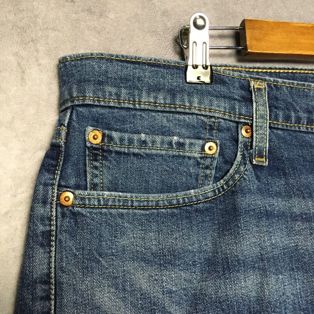Levis 514 Straight Fit Mens Blue‎ Jeans size 38x30 Stretch Denim Pants - Picture 11 of 14